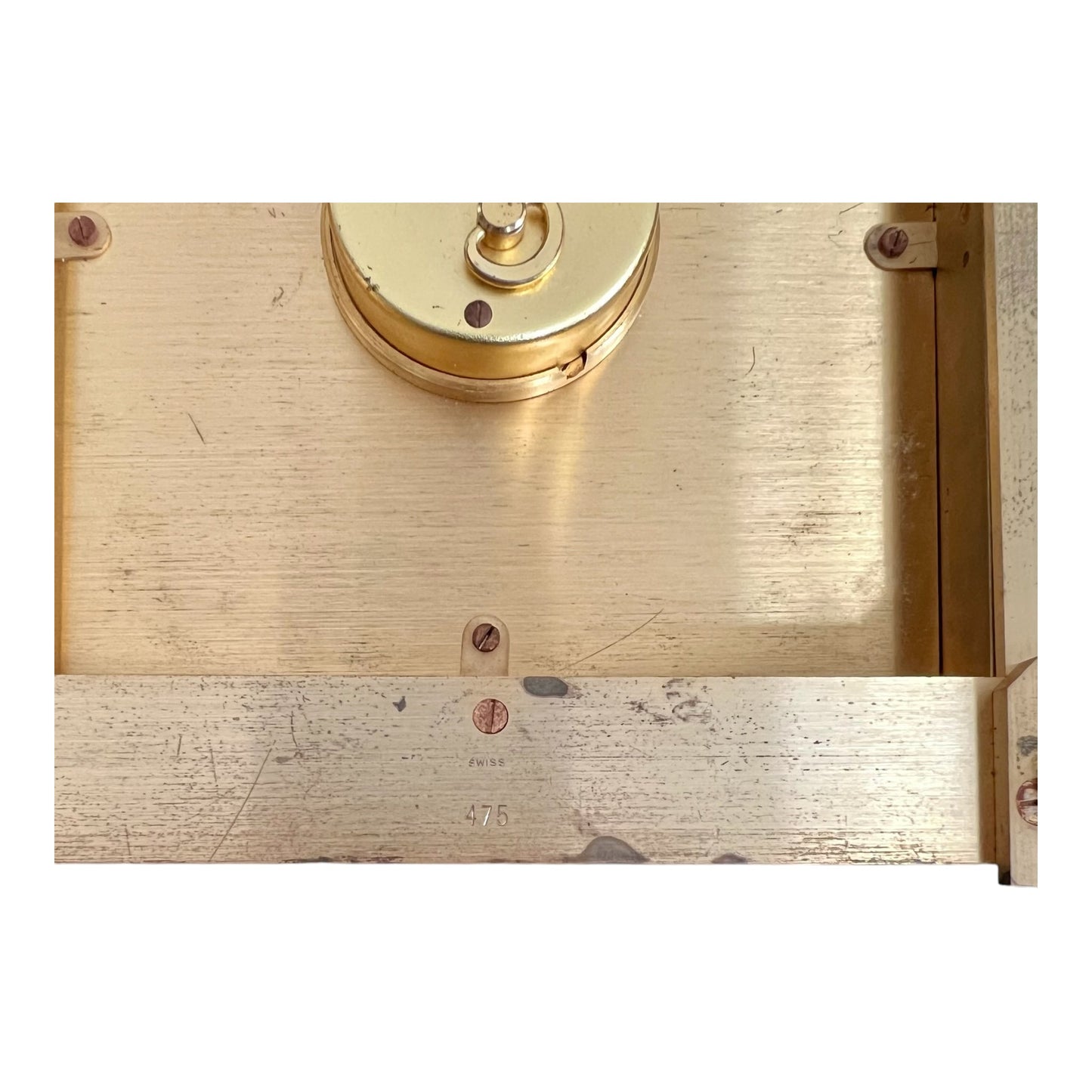 Jaeger-LeCoultre Pyramid Vintage Table Clock Rare 1960'