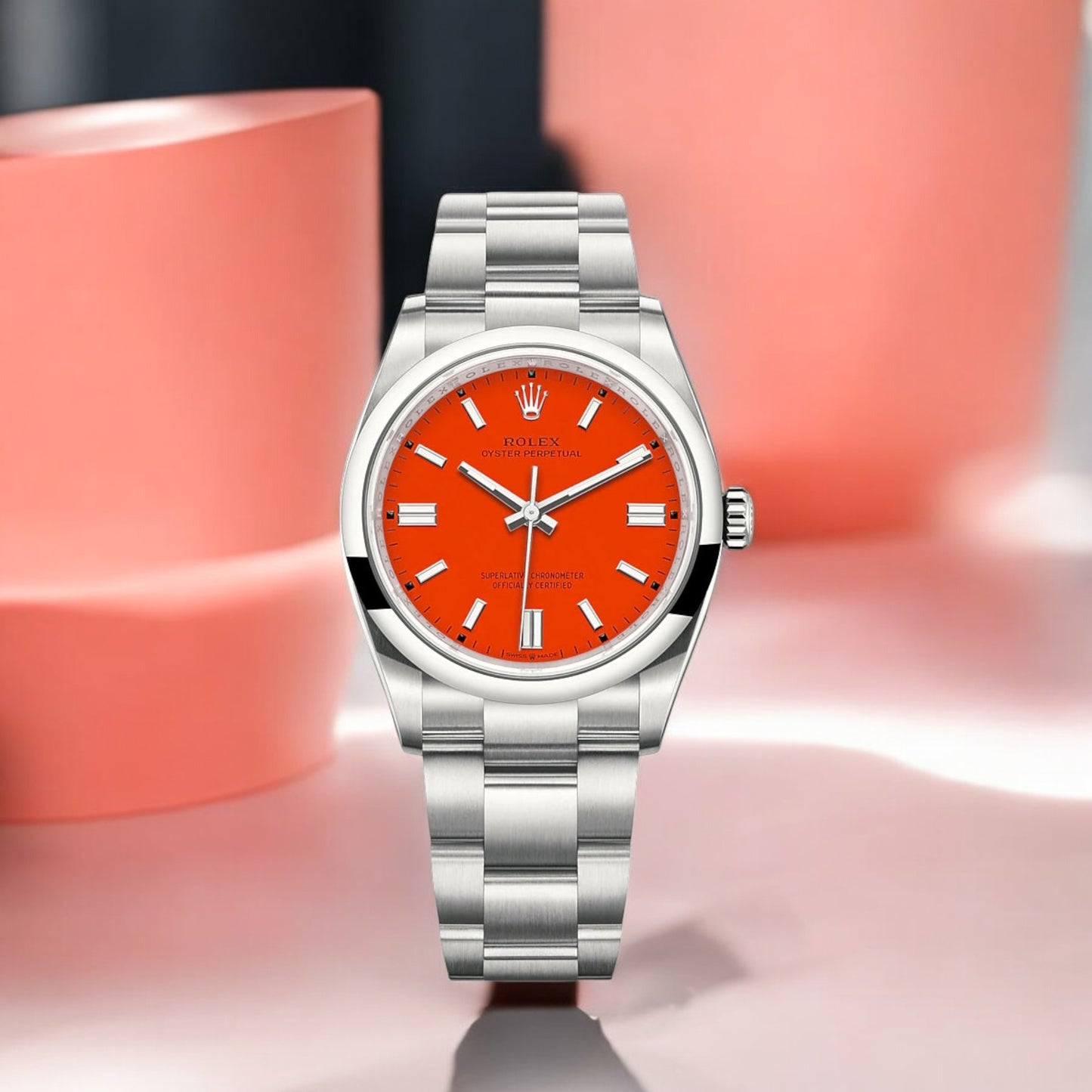 Rolex Oyster Perpetual 126000 Red Coral NEW 2022