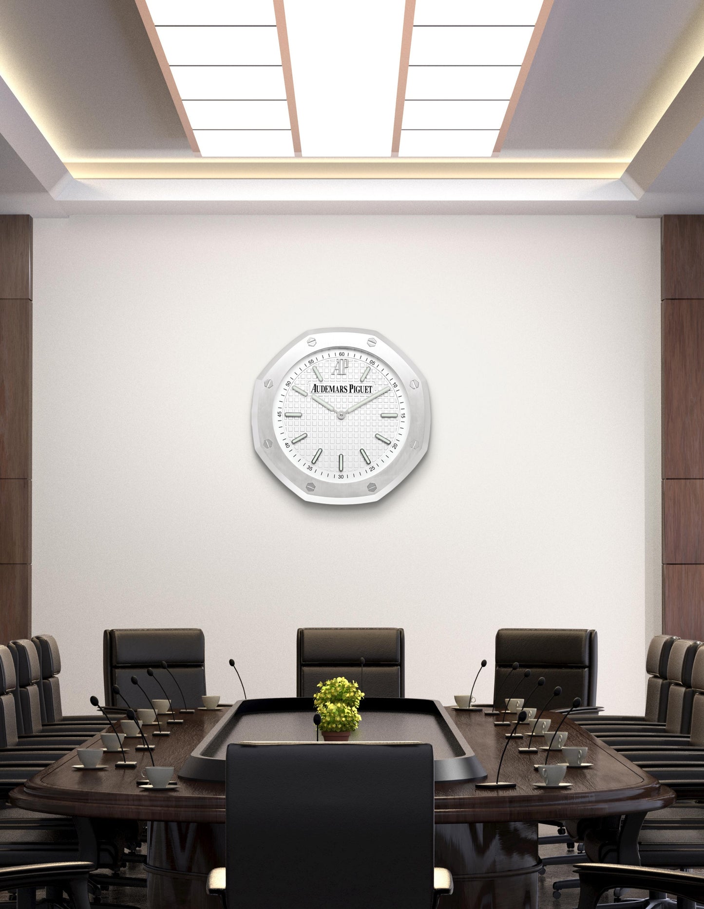 Audemars Piguet Official Retailer's Royal Oak Wall Clock Big Model ca 42cm