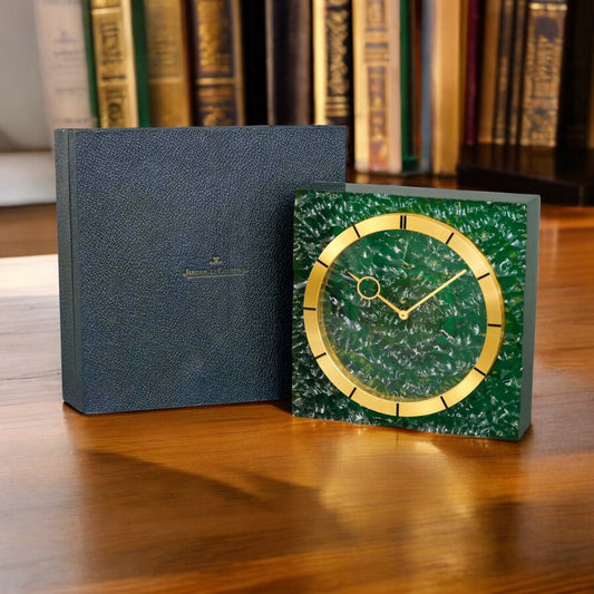 Jaeger-LeCoultre Rare Table Desk Clock Horloge ca 1965'