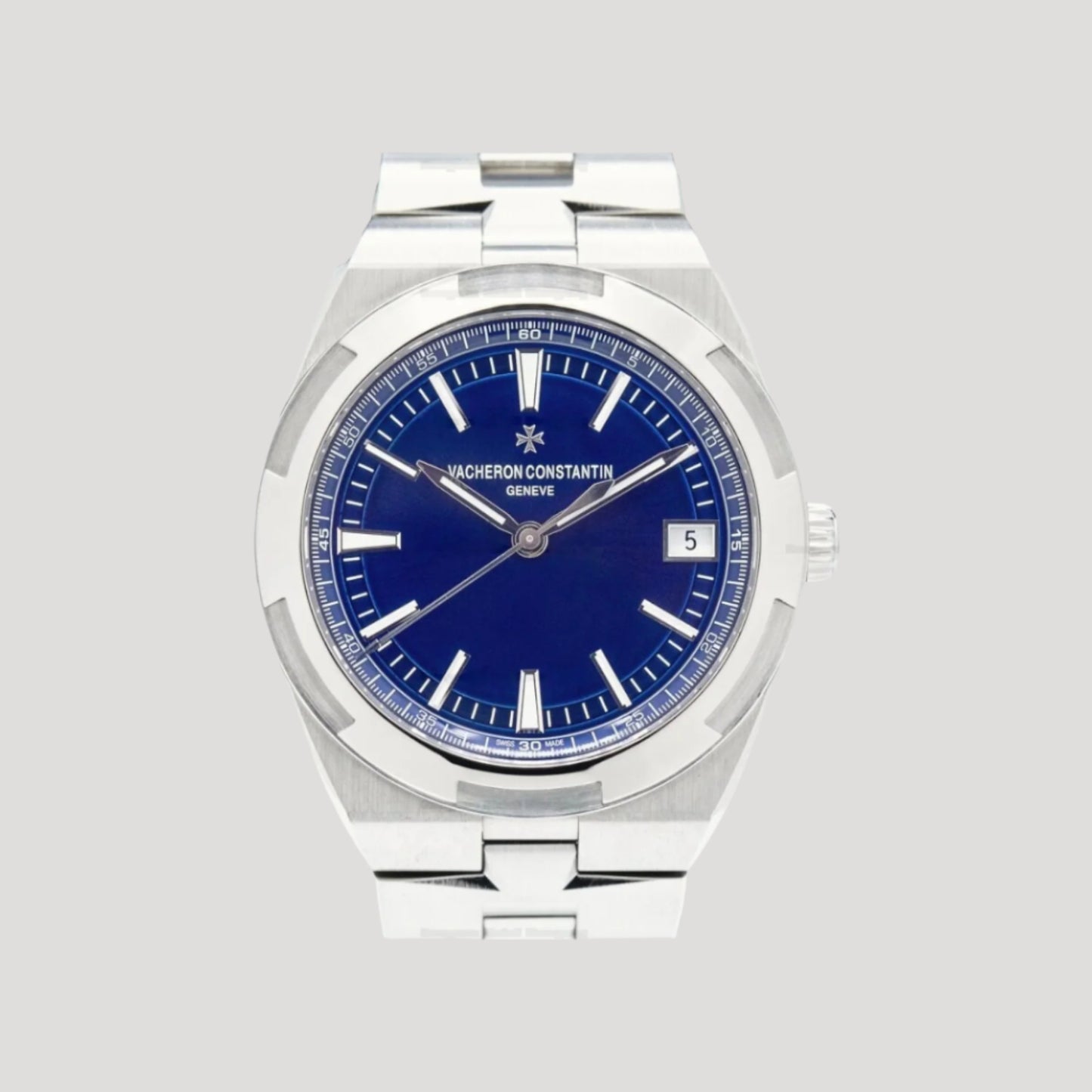 Vacheron Constantin Overseas 4500v Automatic 41mm Blue Dial SS,4500V/110A-B128 New Full Set, 24time, chrono24