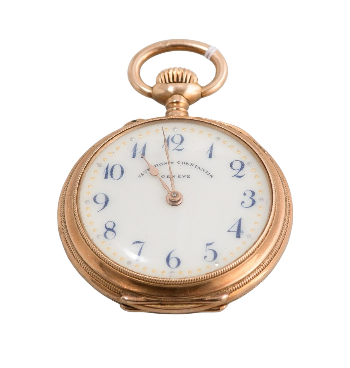 Vacheron Constantin 18k Gold Pendant & Pocket Watch Taschenuhr / Montre de poche Handpainted year 1901