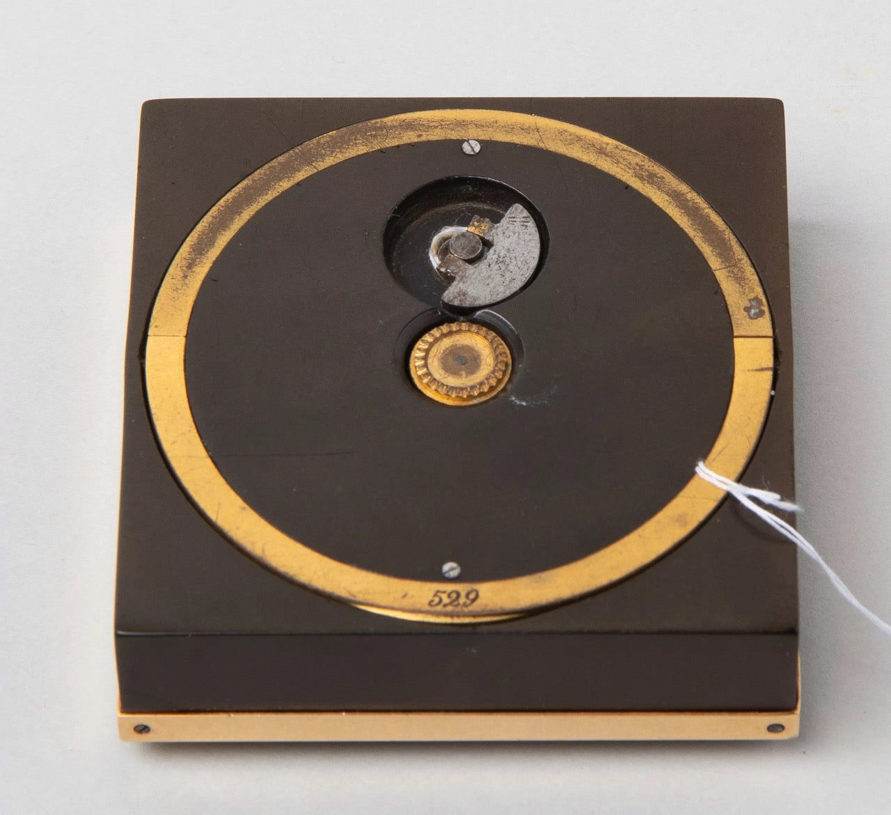 Cartier Art Deco 18 k Red Gold & Bakelite Table Clock Pendulette / Tischuhr ca 1920' One of One