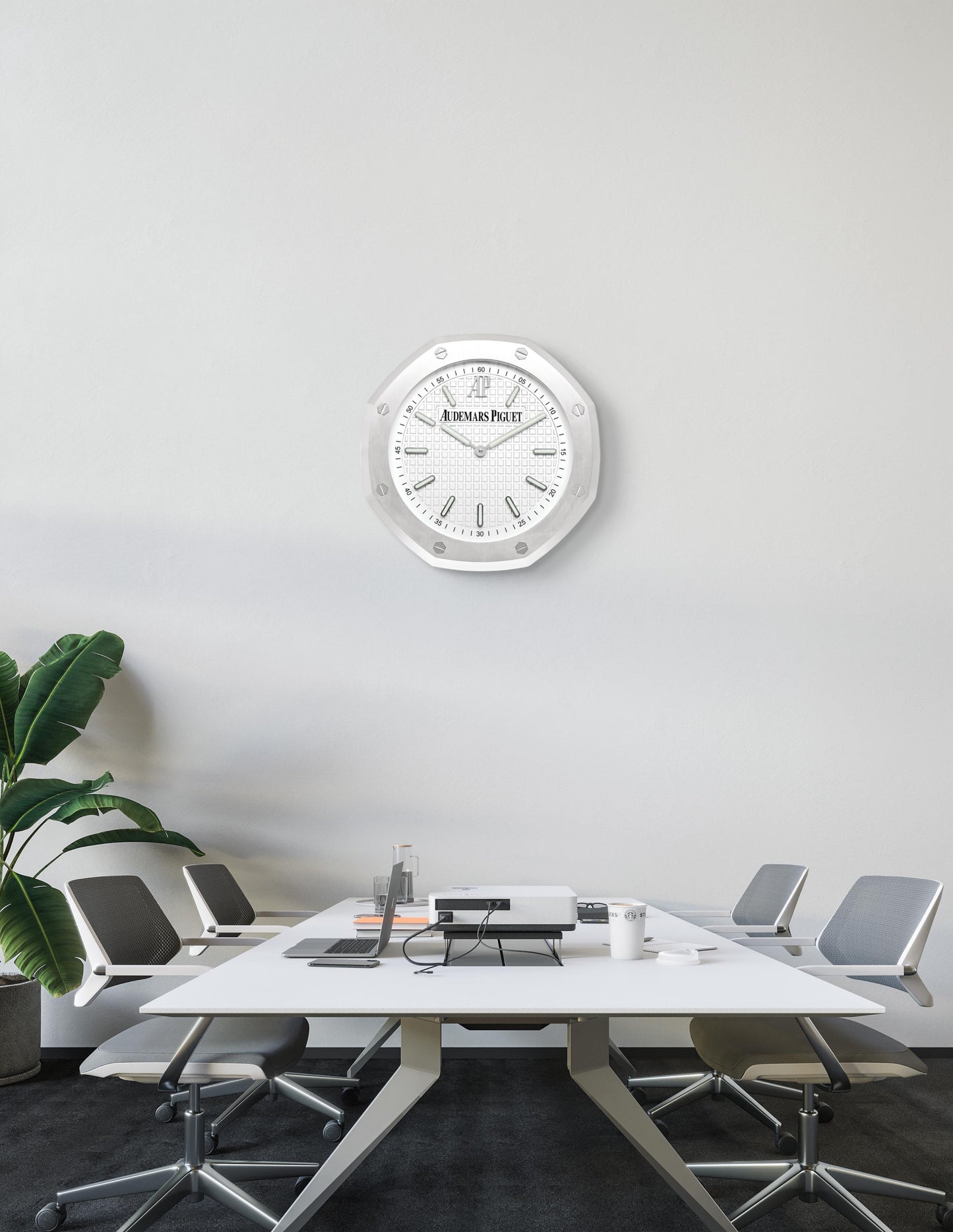Audemars Piguet Official Retailer's Royal Oak Wall Clock 28 cm Rare