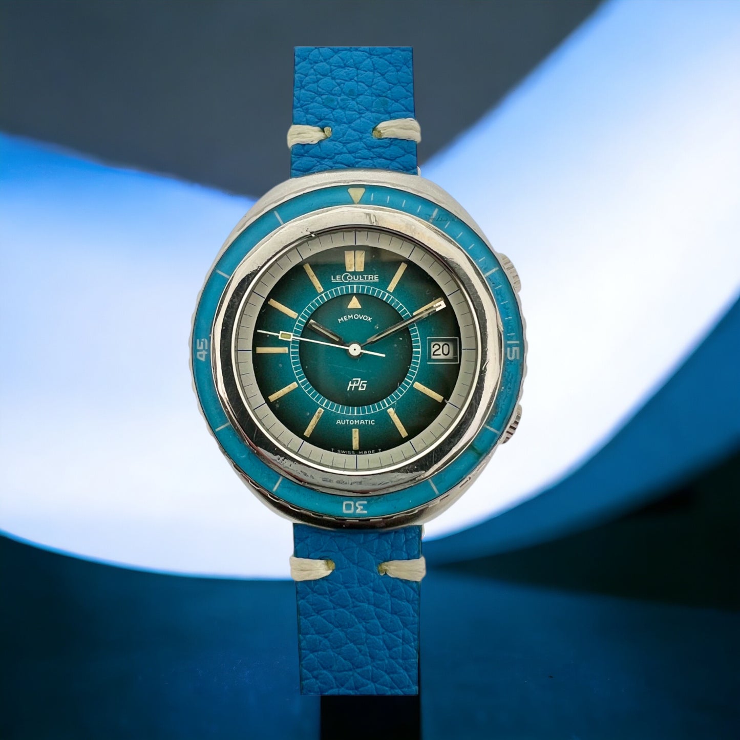 Jaeger-LeCoultre Polaris II Memovox Full Set Ref.E870 “Blue Ocean” Vintage Alarm from the 70’