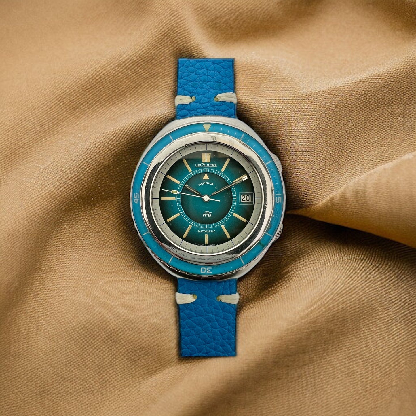 Jaeger-LeCoultre Polaris II Memovox Full Set Ref.E870 “Blue Ocean” Vintage Alarm from the 70’