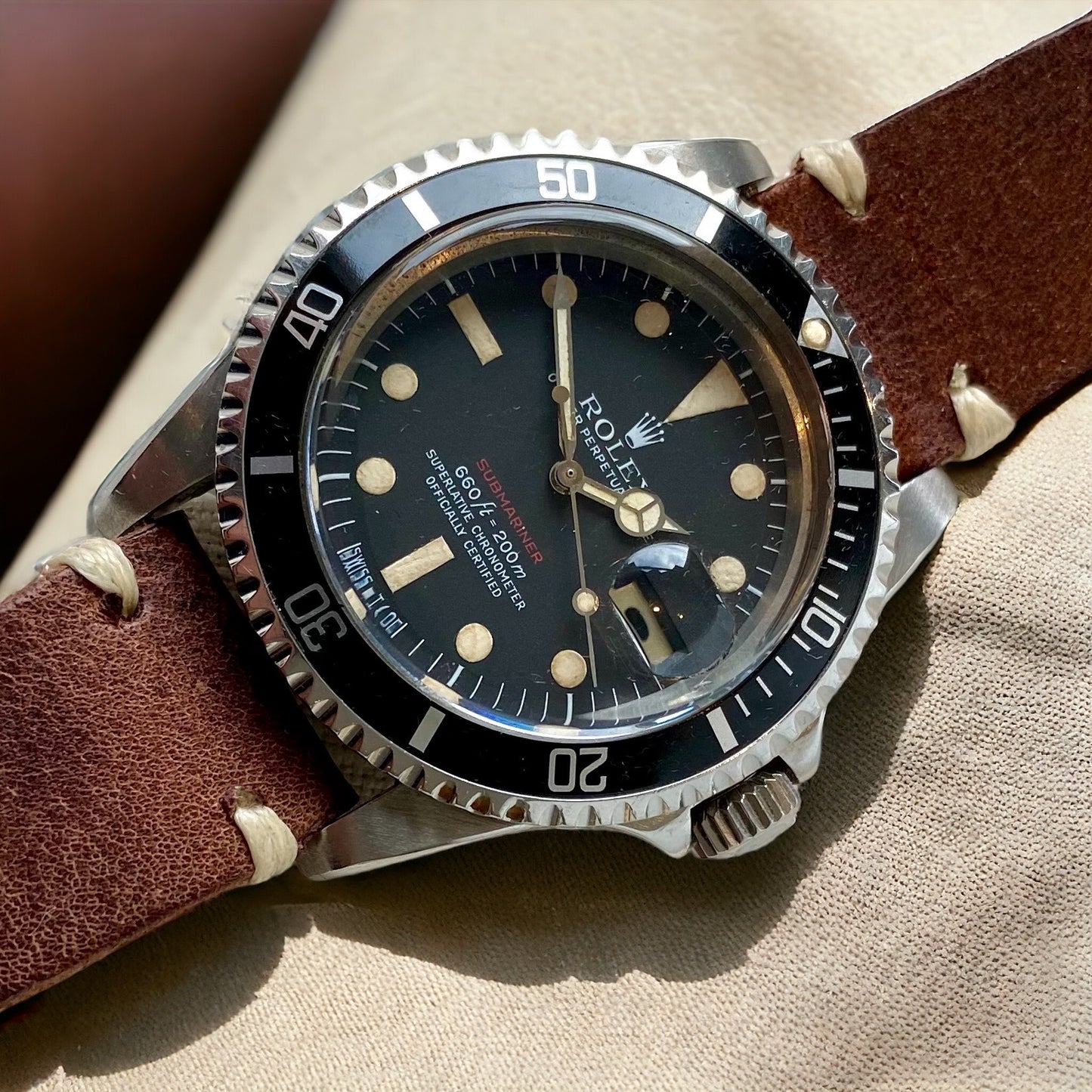 Rolex Submariner Vintage Submariner Red Ref. 1680 Patina Dial