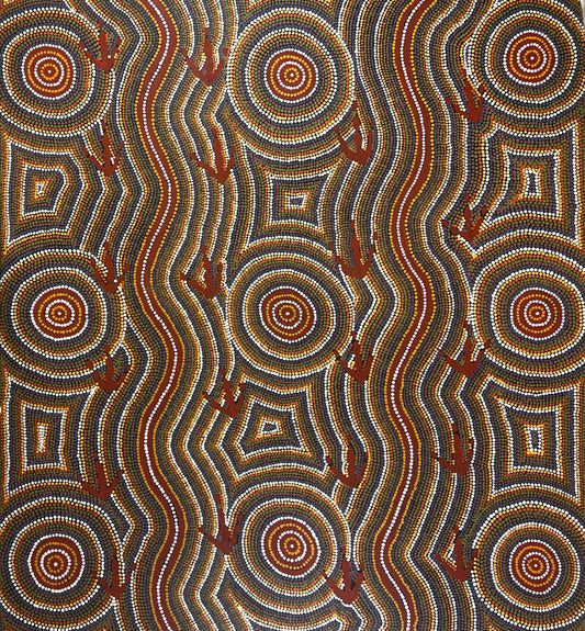 Aboriginal Painting by Long Jack Philipus Tjakamarra