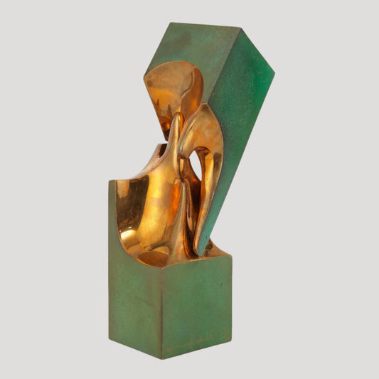 Abstract Sculpture by Lorzeno Frechilla, bronze