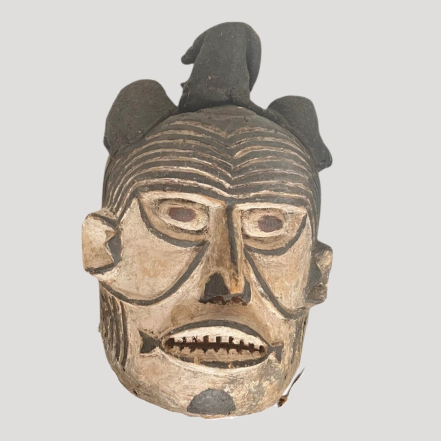 Ancient Igbo Mask Nigeria, H 33 cm