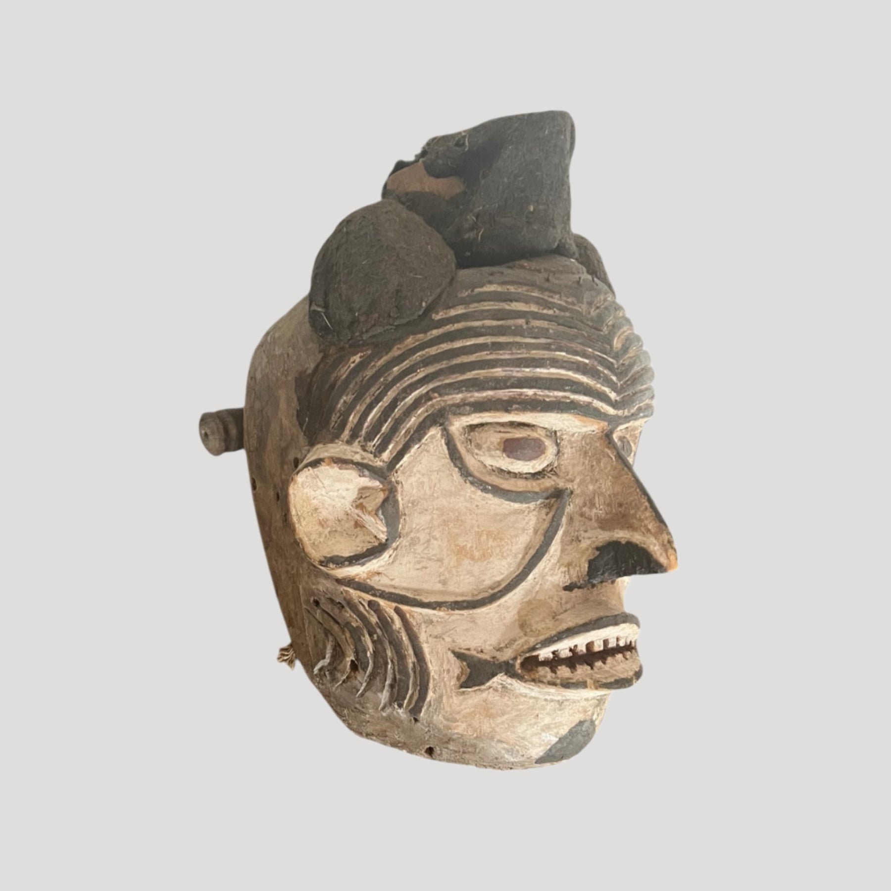 Ancient Igbo Mask Nigeria, H 33 cm