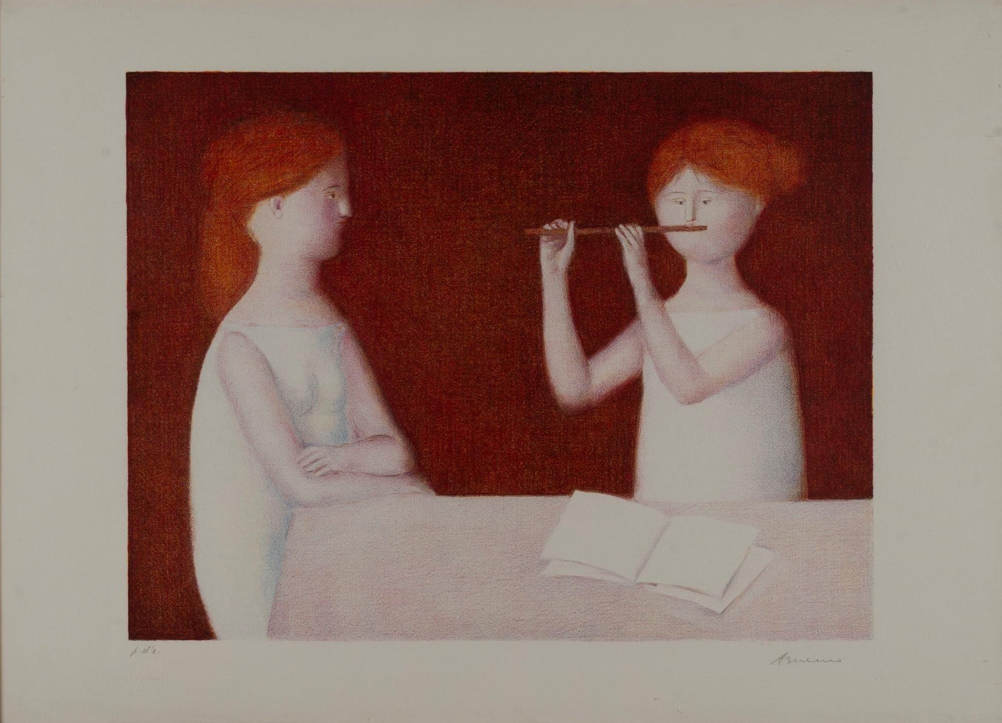 Antonio Bueno - Lithograph 'Concertino', art