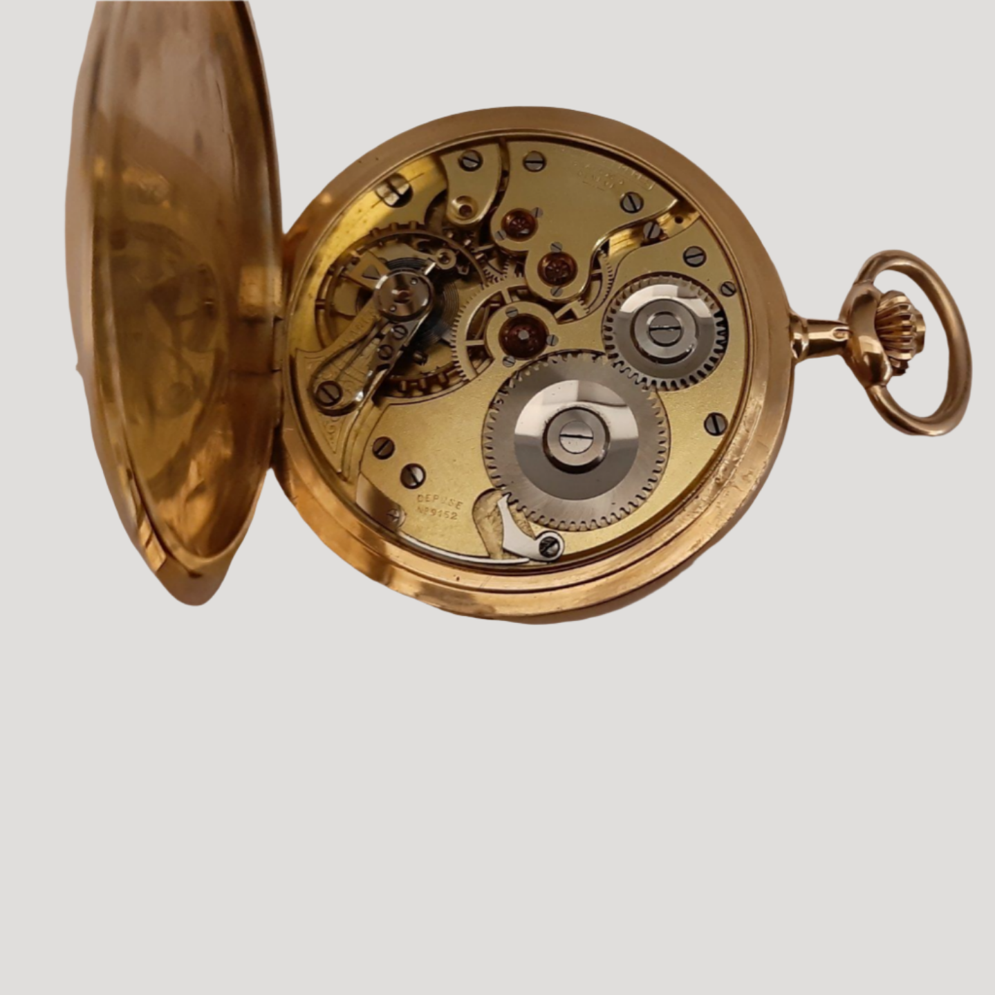 Audemars Freres Genève & Brassus Vintage Rose Gold Pocket Watch Rare Collector