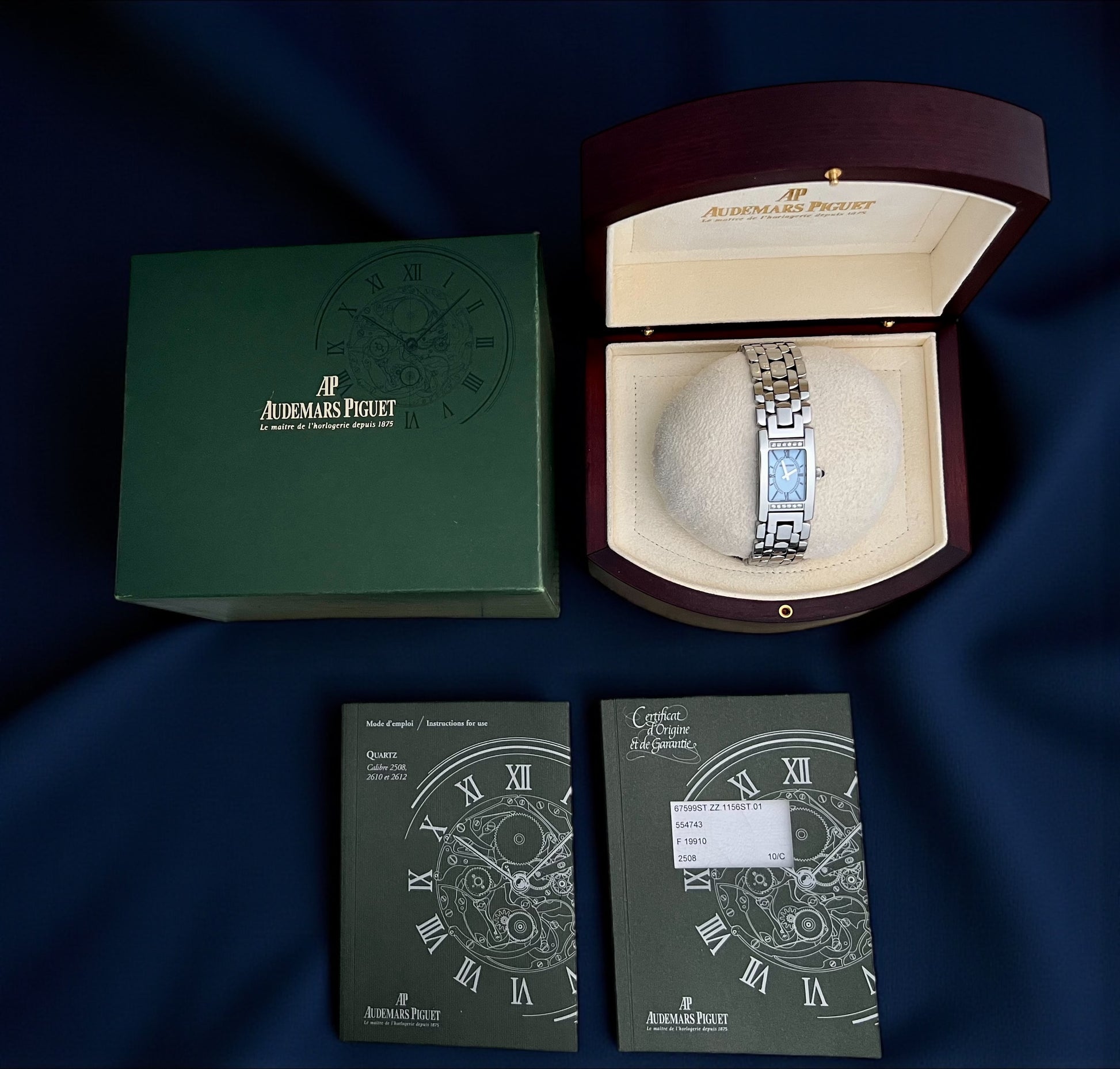 Audemars Piguet Full Set Ref. 67599ST Promesse Tiffany Dial Special Edition
