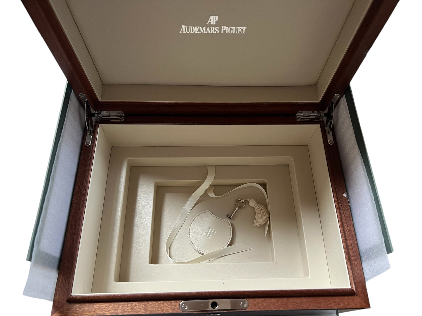 Audemars Piguet Royal Oak Large Rare Woden Mahogany Grande Complication TOURBILLON Box & outer box