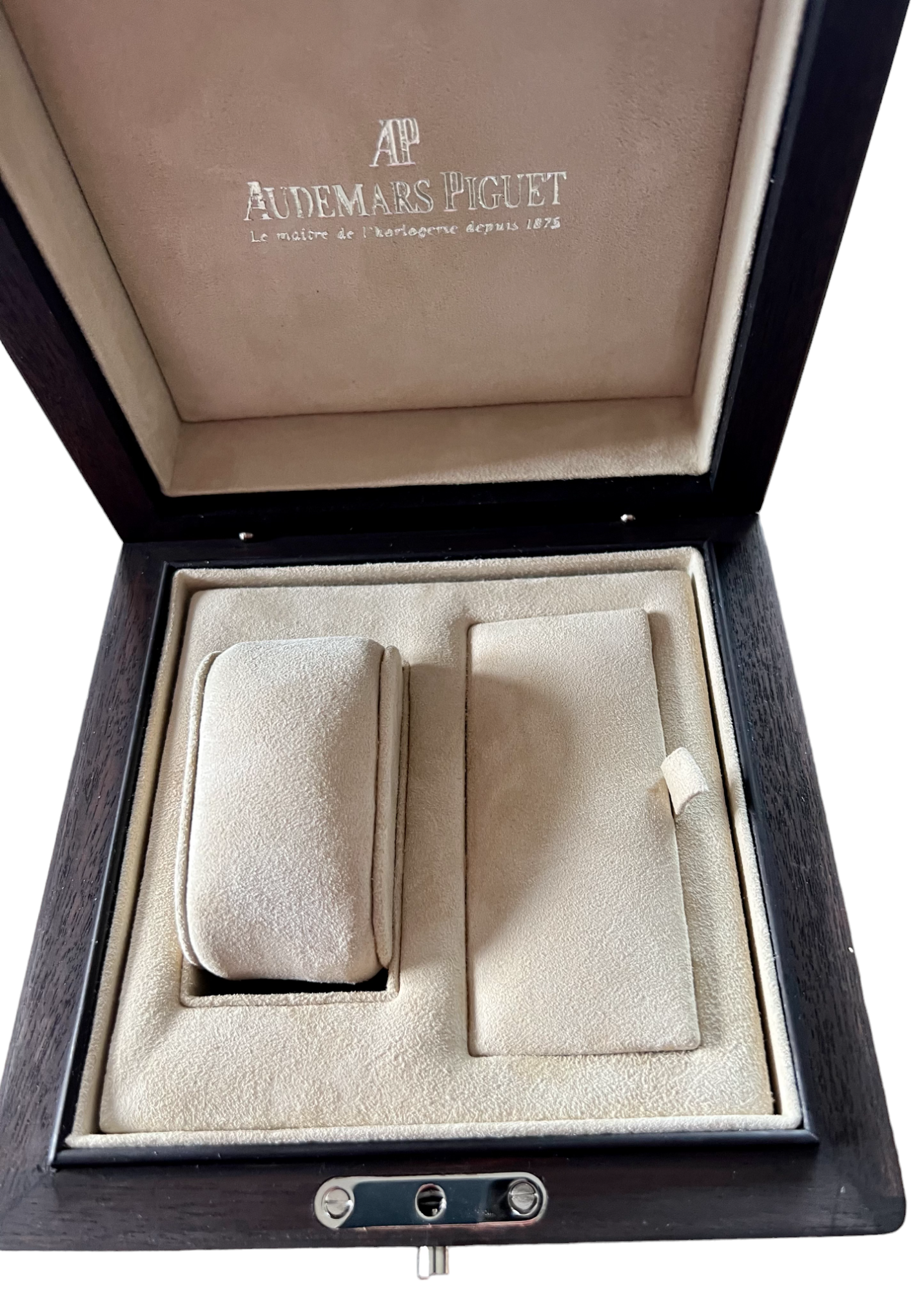 Audemars Piguet Royal Oak Vintage Woden Mahogany Box / Boîte / Schachtel/ Scatola in its outer box