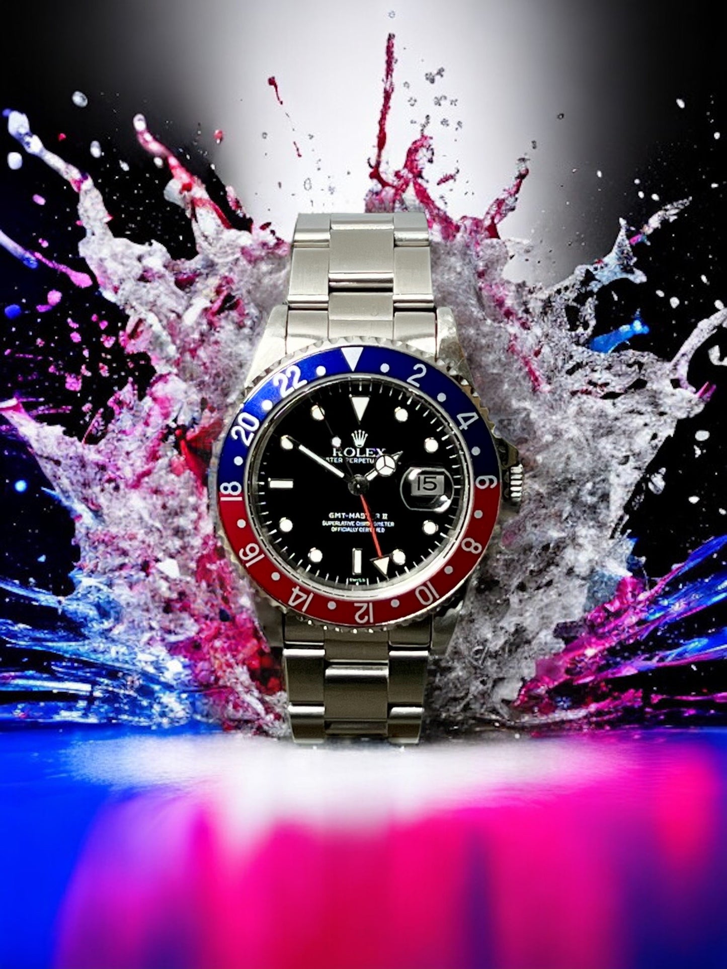 Rolex GMT Master II Pepsi’ Ref. 16710