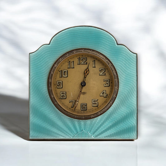 Beddoes_Co_Art_Deco_silver_enameled_table_clock_Birmingham_1929_24time