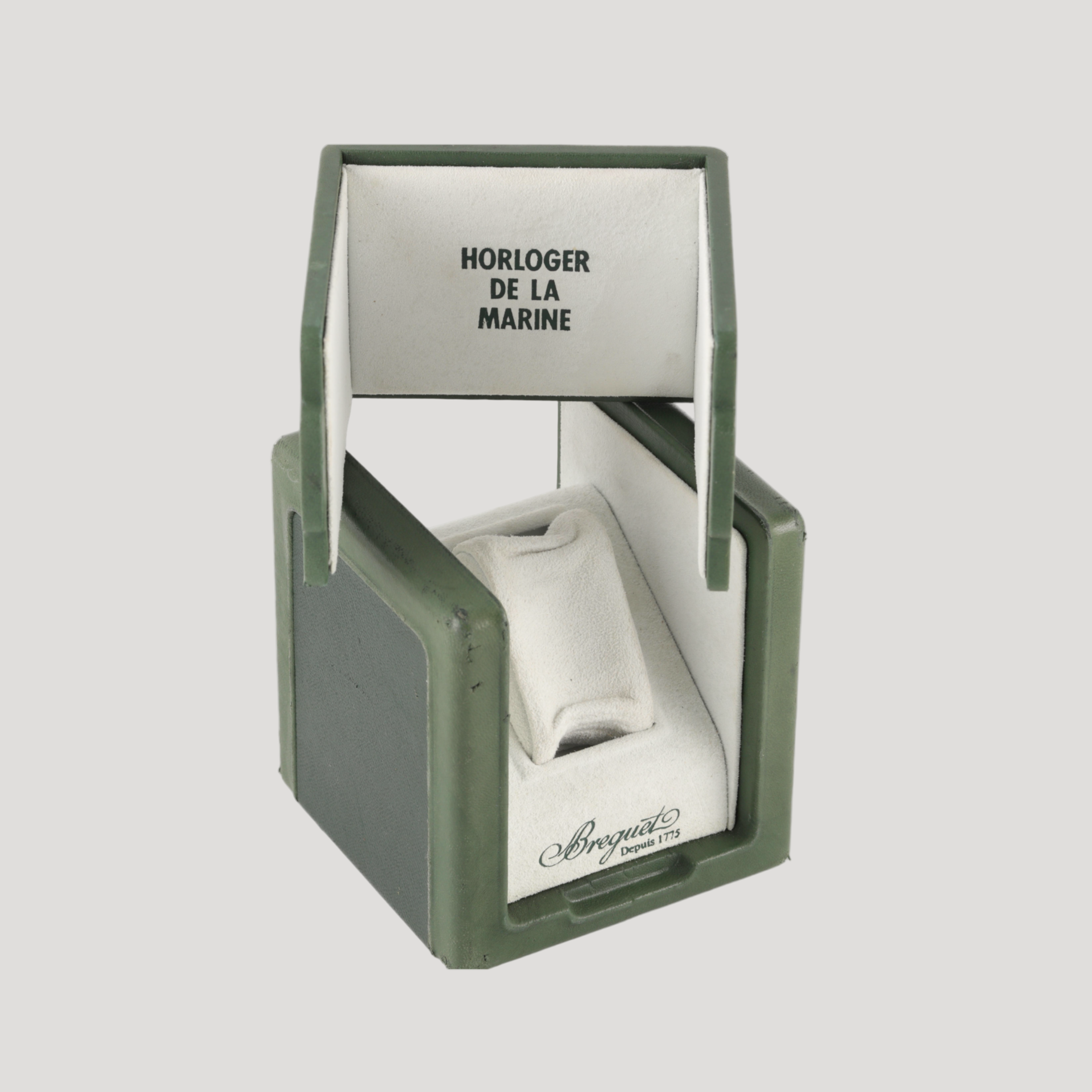 Breguet Vintage Green presentation Box for Marine models
