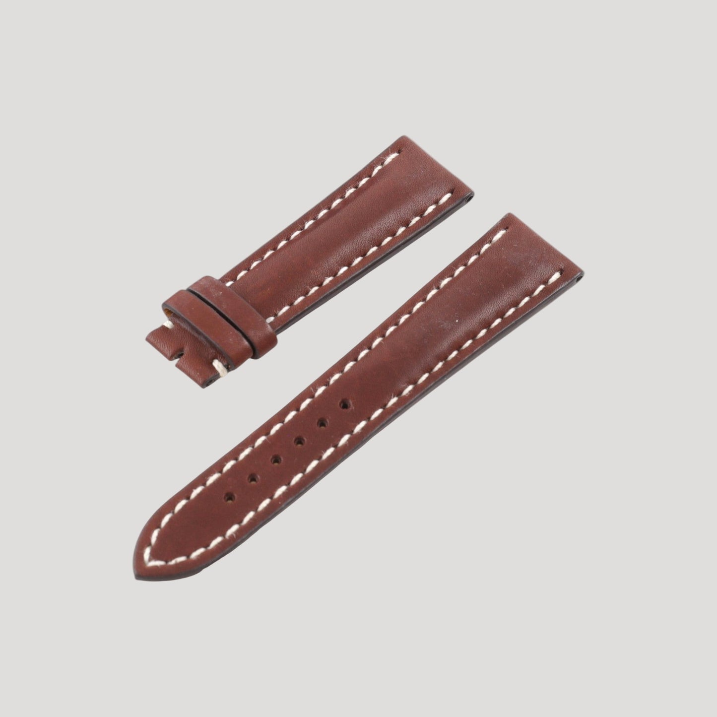 Breitling New Brown Leather Bracelet/Band/Strap 22 mm