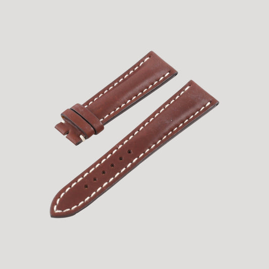 Breitling New Brown Leather Bracelet/Band/Strap 22 mm
