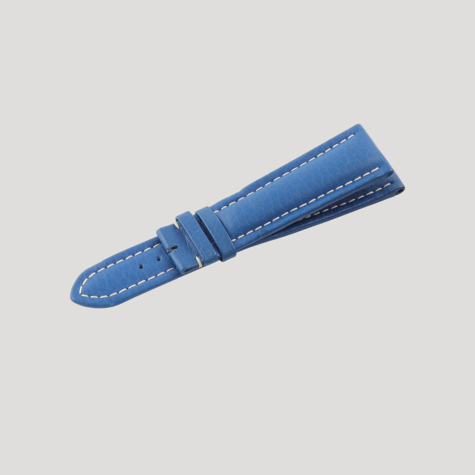 Breitling New Blue Leather Bracelet/Band/Strap 22 mm