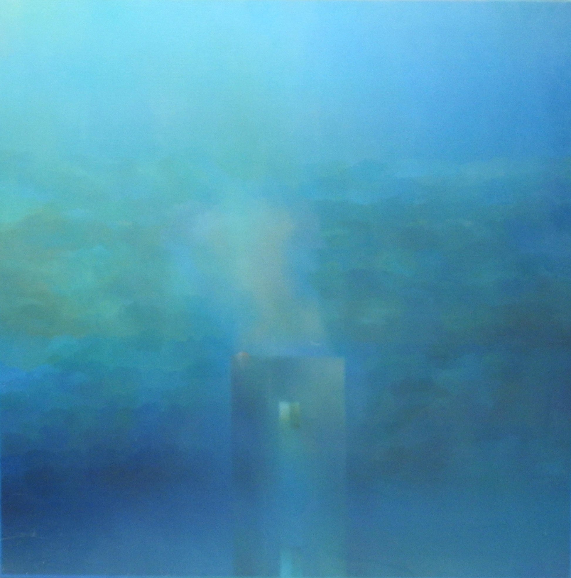 Bruno Dufourmantelle (1949), Green Silence, Large oil on canvas