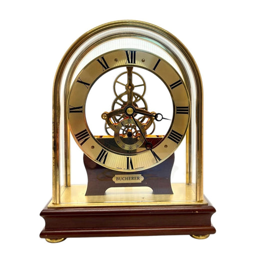 Bucherer skeleton table clock