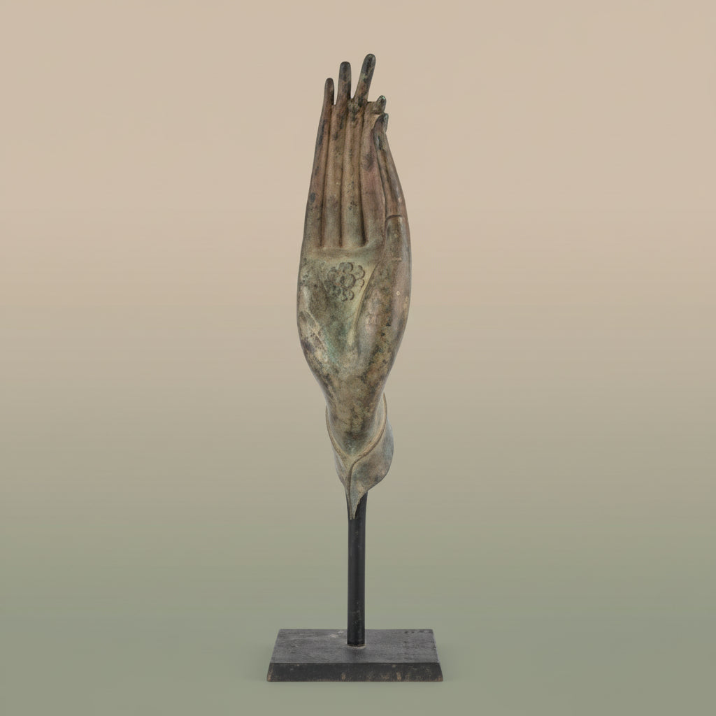 Buddha hand in bronze