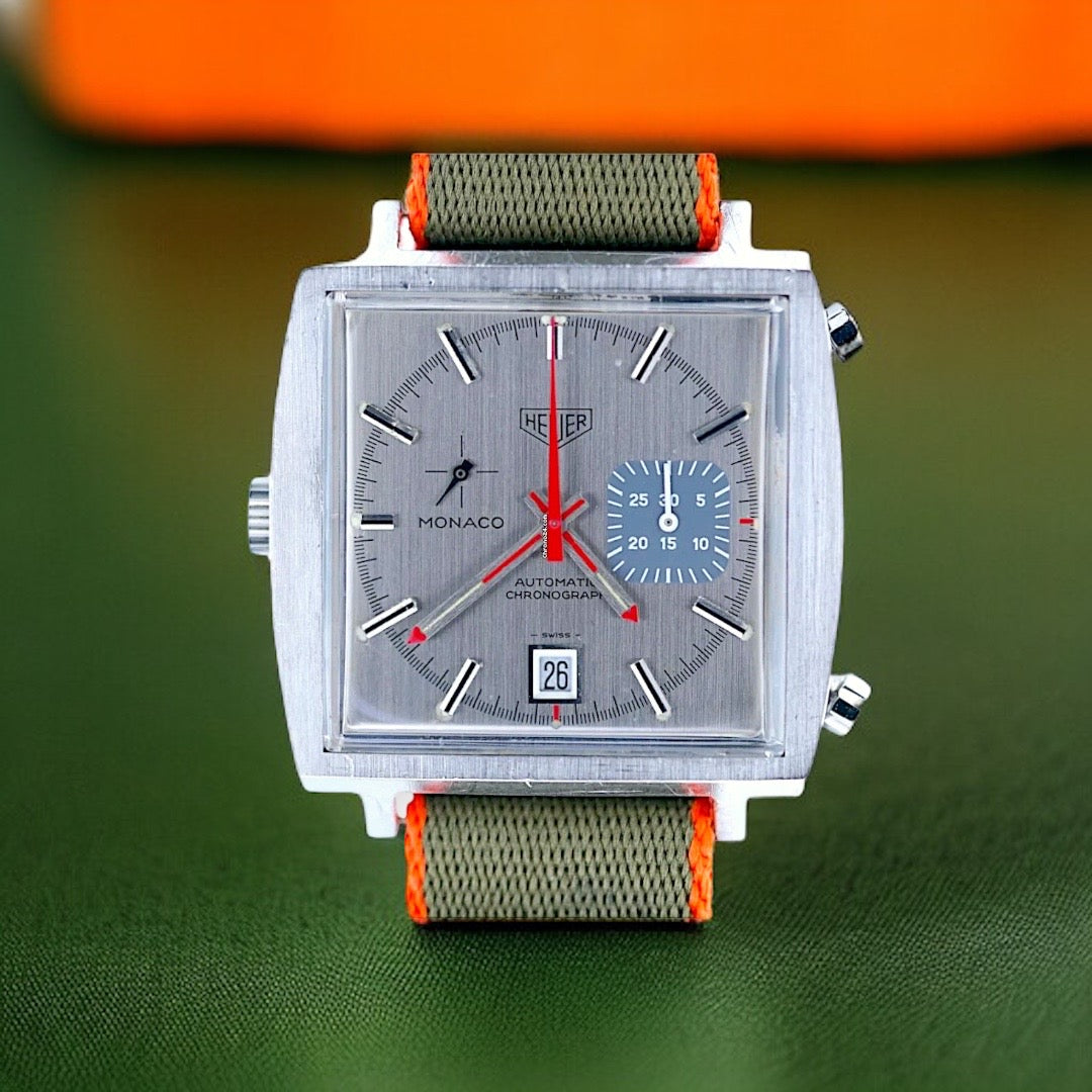 Heuer Vintage Monaco Chronograph Gray Ref.1533 Collector'