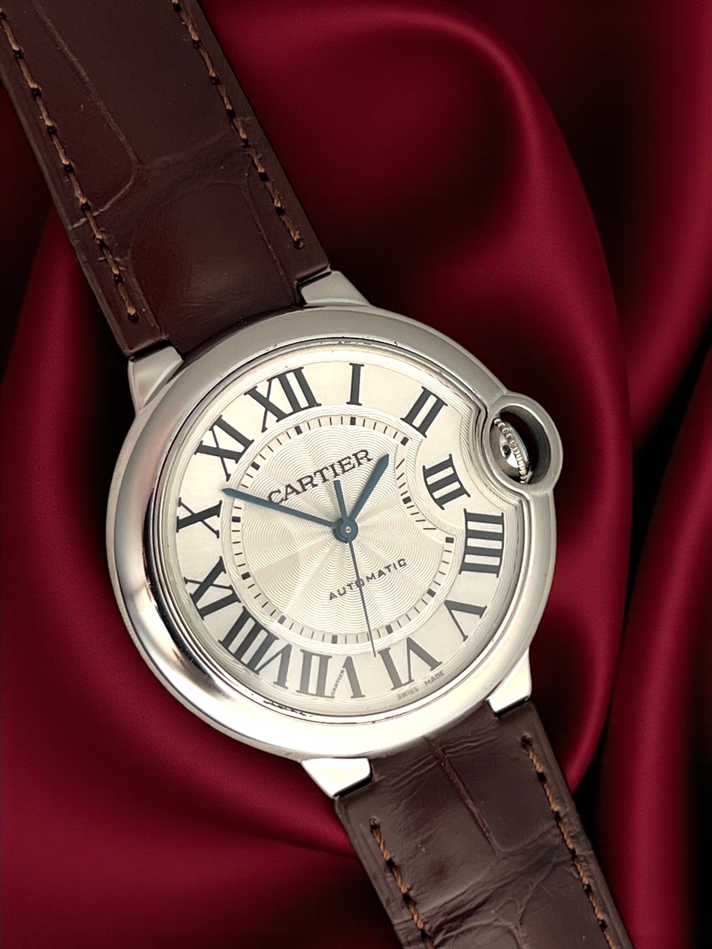 Cartier Ballon Bleu 18k White Gold Ref. 3004 / W6900556
