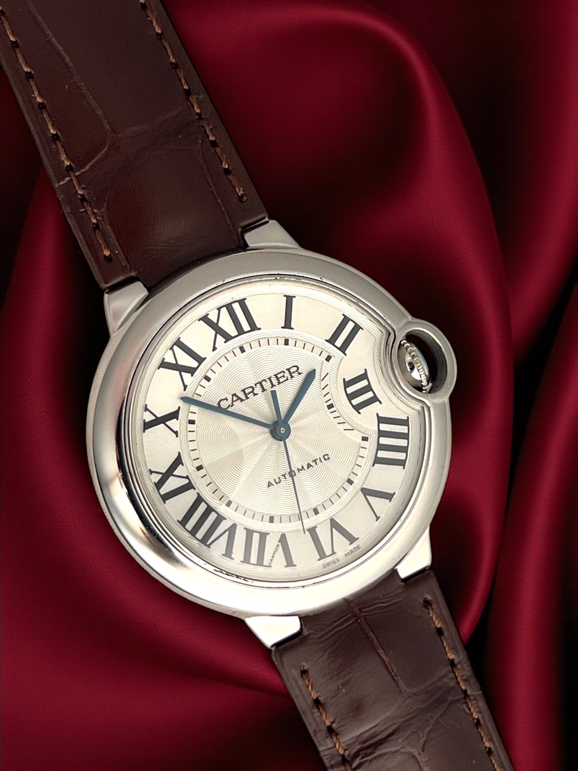 Cartier Ballon Bleu 18k White Gold Ref. 3004 / W6900556