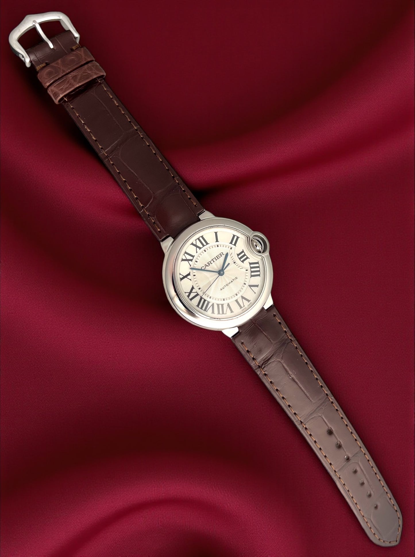 Cartier Ballon Bleu 18k White Gold Ref. 3004 / W6900556