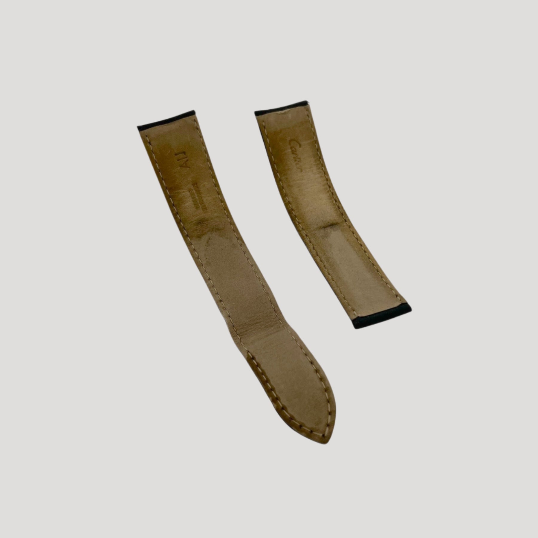 Cartier Black Leather Band