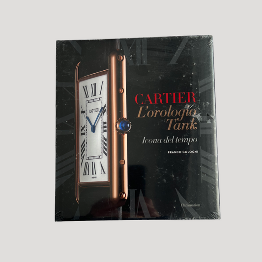 Cartier L'Oorologio Tank Large Hardcover Book / Libro in Italian NEW with protective film