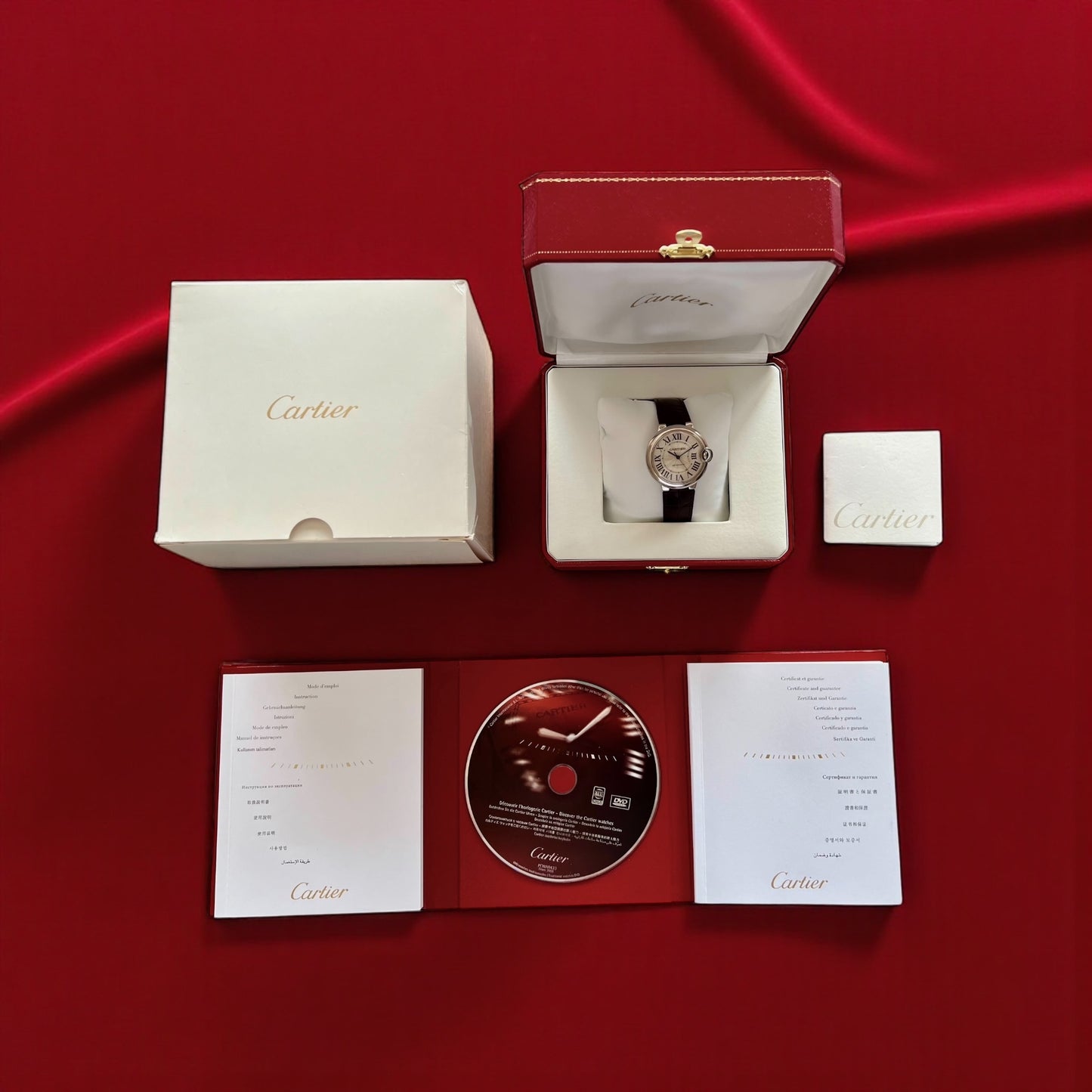 Cartier Ballon Bleu 18k White Gold Ref. 3004 / W6900556