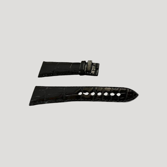Cartier New Black Croco Leather Bracelet/Band/Strap 28 mm