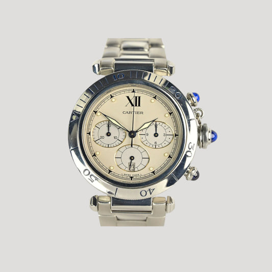 Cartier Pasha Chronograph 38 Ref W3100355