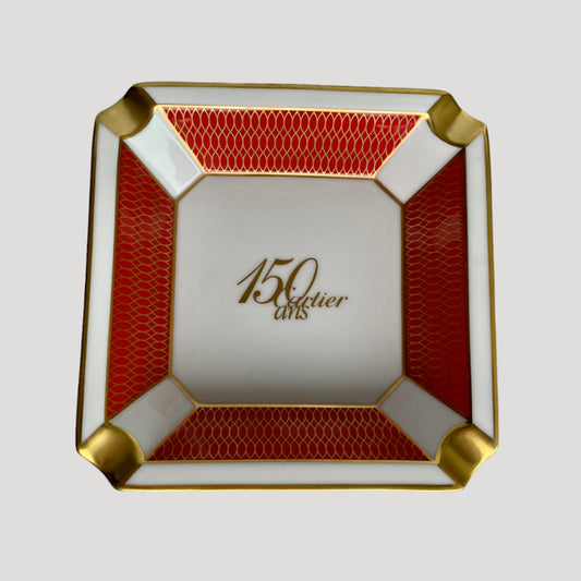 Cartier Rare limited edition 150 years Porcelain Dish / Vide-poche / Tray NOS