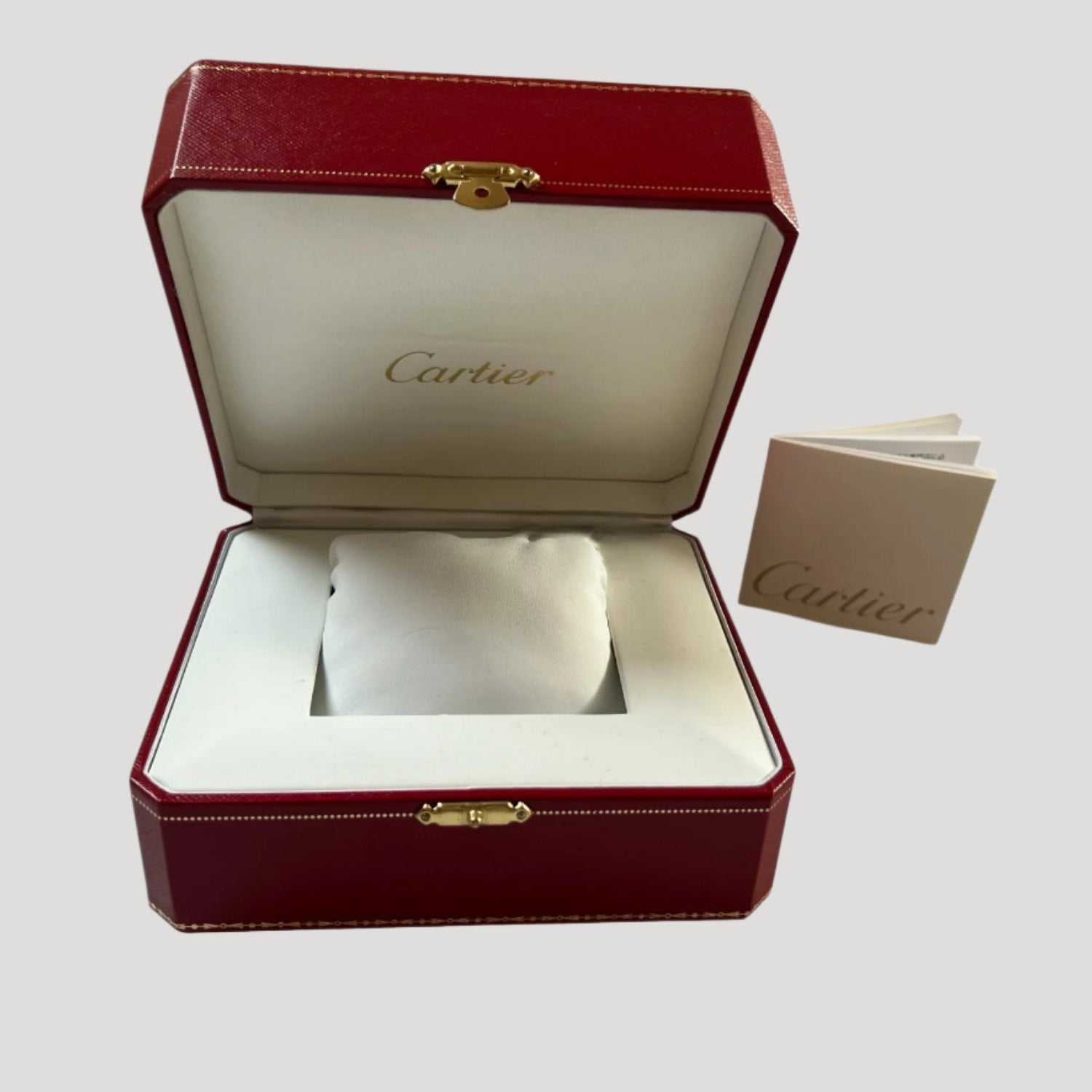 Cartier watch box with Cartier booklet