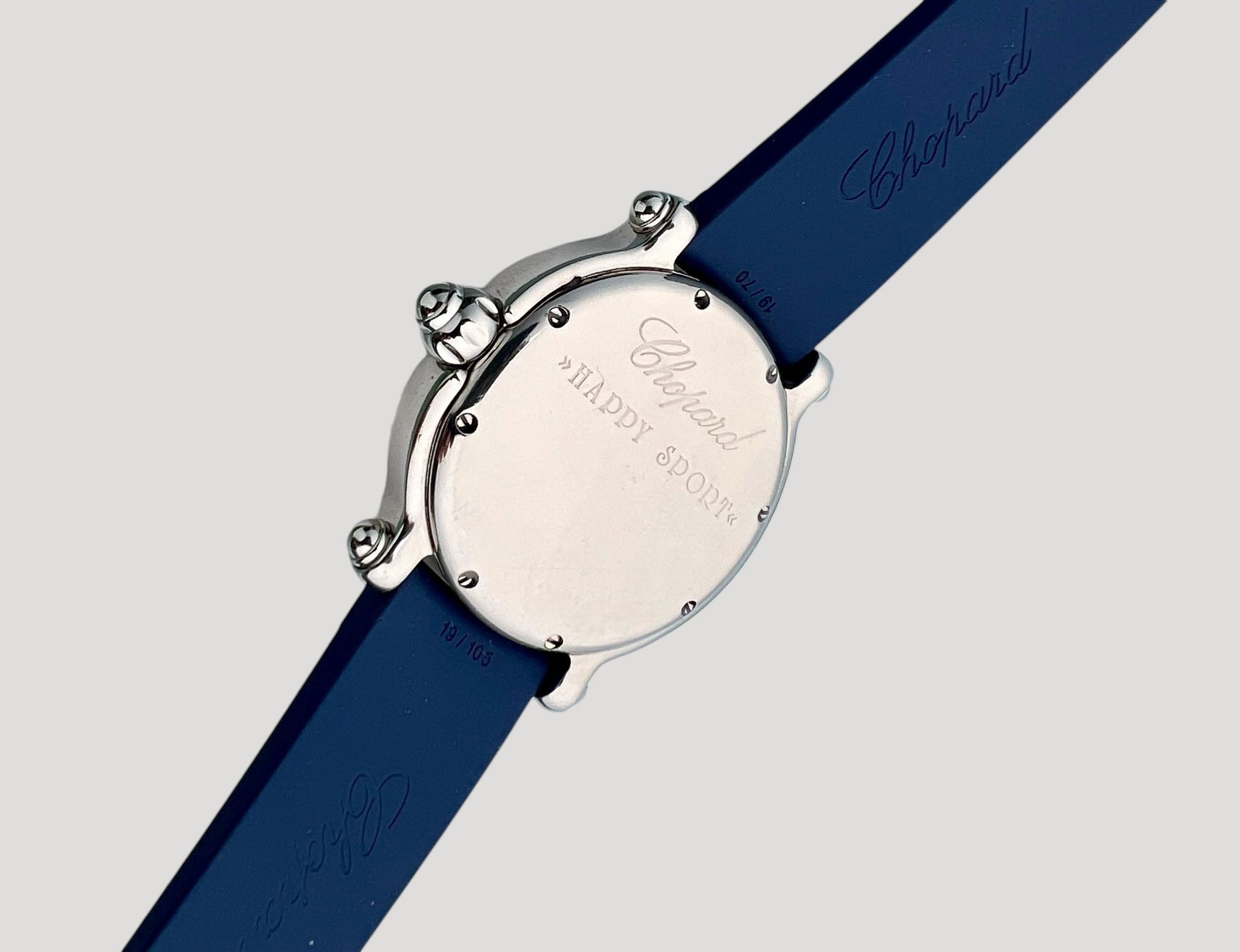 Chopard Happy Sport Blue Sapphire Fish Ref. 288.347-3005 Rare