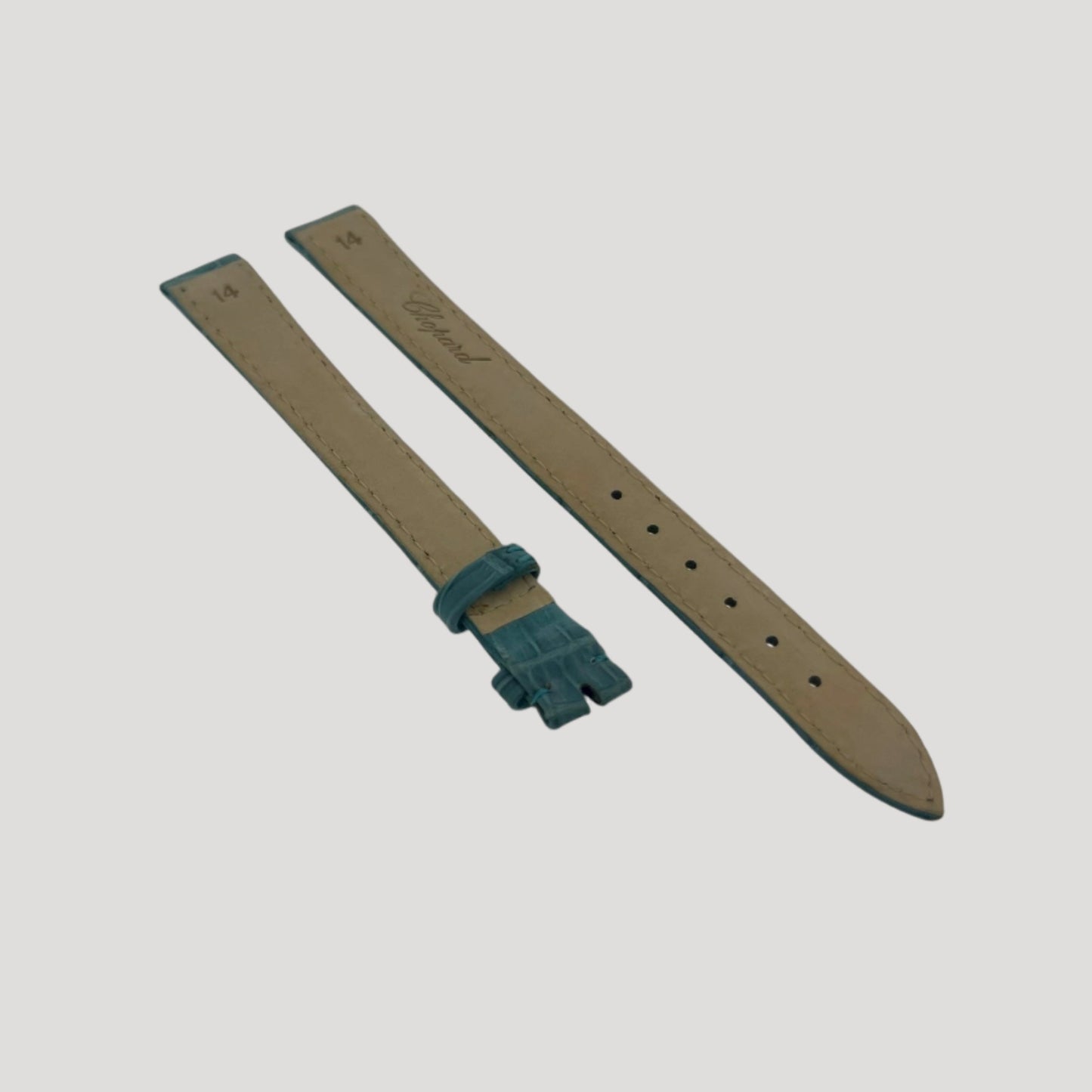 Chopard Tiffany Blue croco band