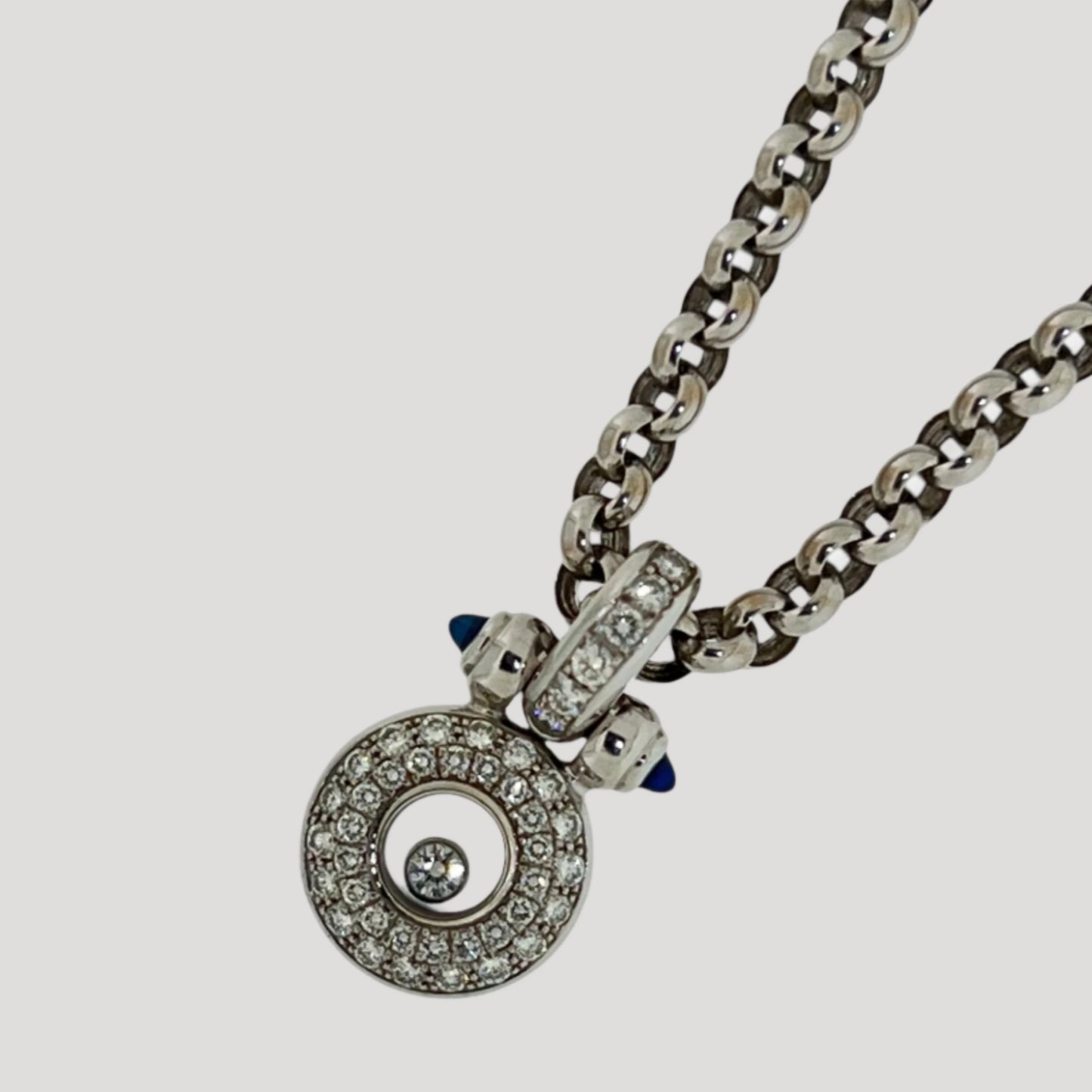 Chopard happy diamonds white gold necklace