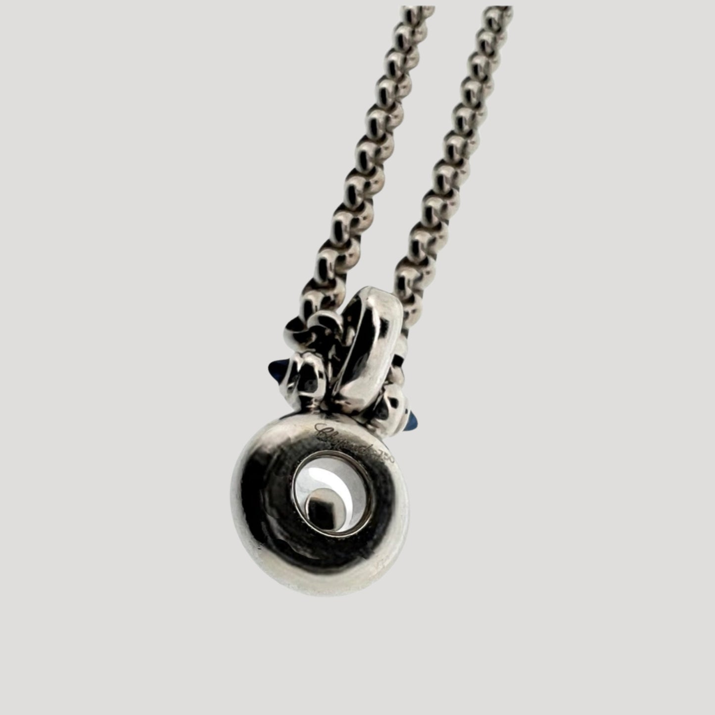 Chopard happy diamonds white gold necklace