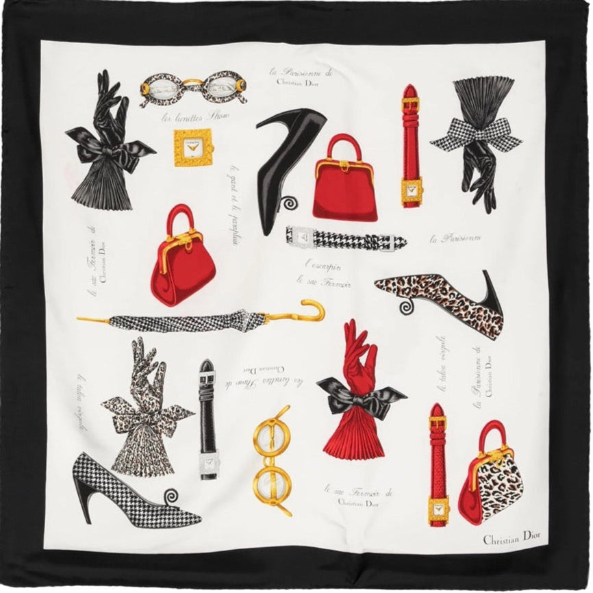 Christian Dior 'La Parisienne' Large Silk Scarf , dior, fashion, luxury, dior la parisienne echarppe