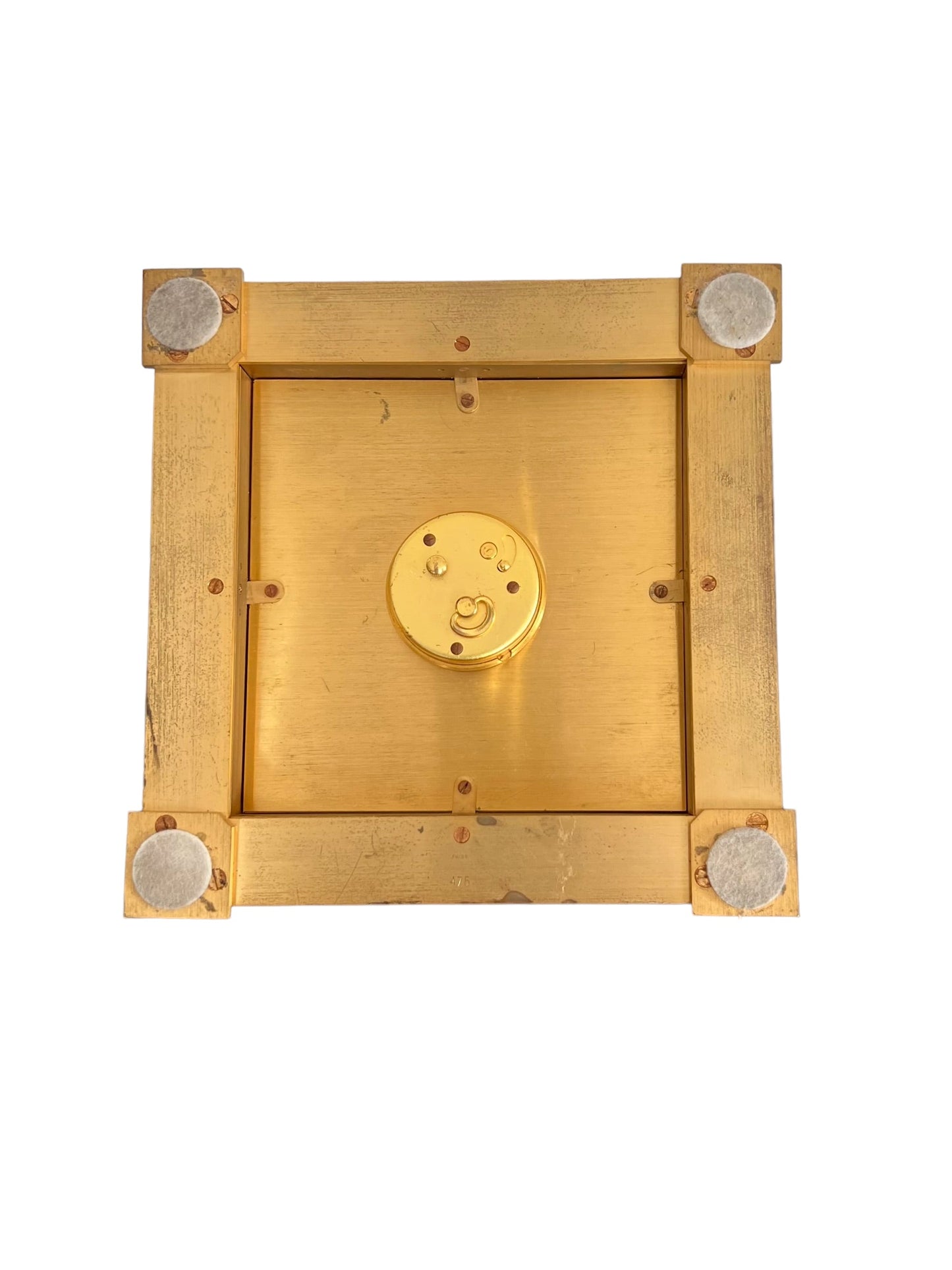 Jaeger-LeCoultre Pyramid Vintage Table Clock Rare 1960'