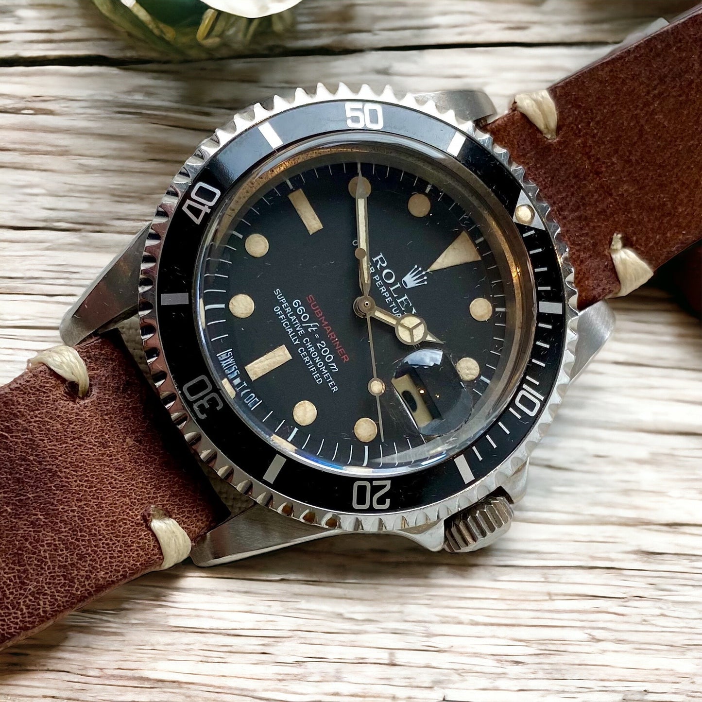 Rolex Submariner Vintage Submariner Red Ref. 1680 Patina Dial