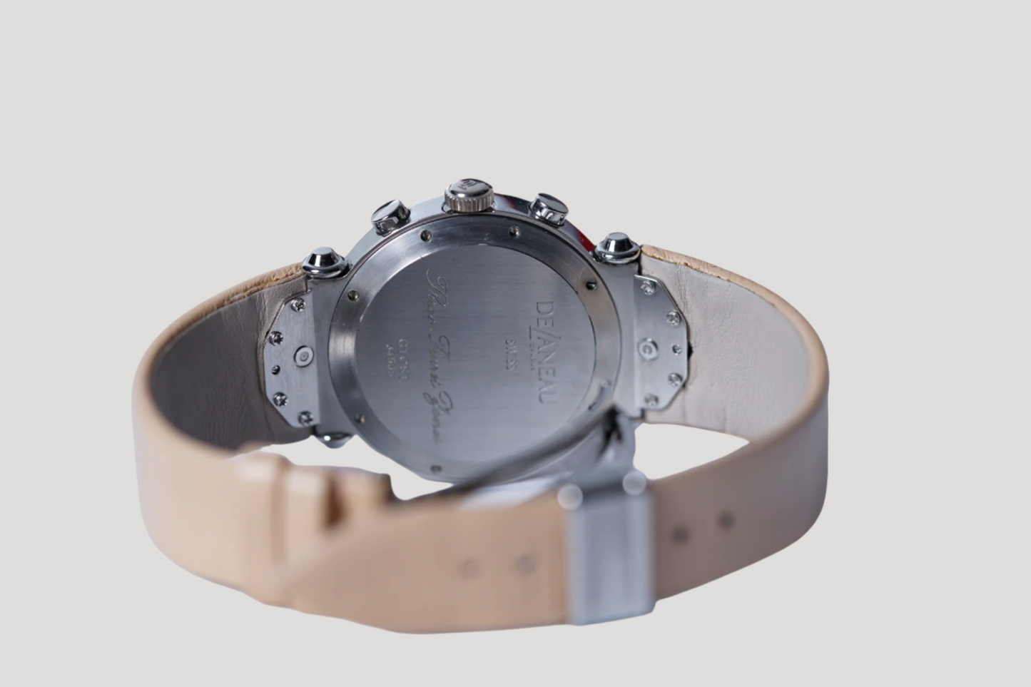 DeLaneau Geneve GTCST 37110 Three Times Zones