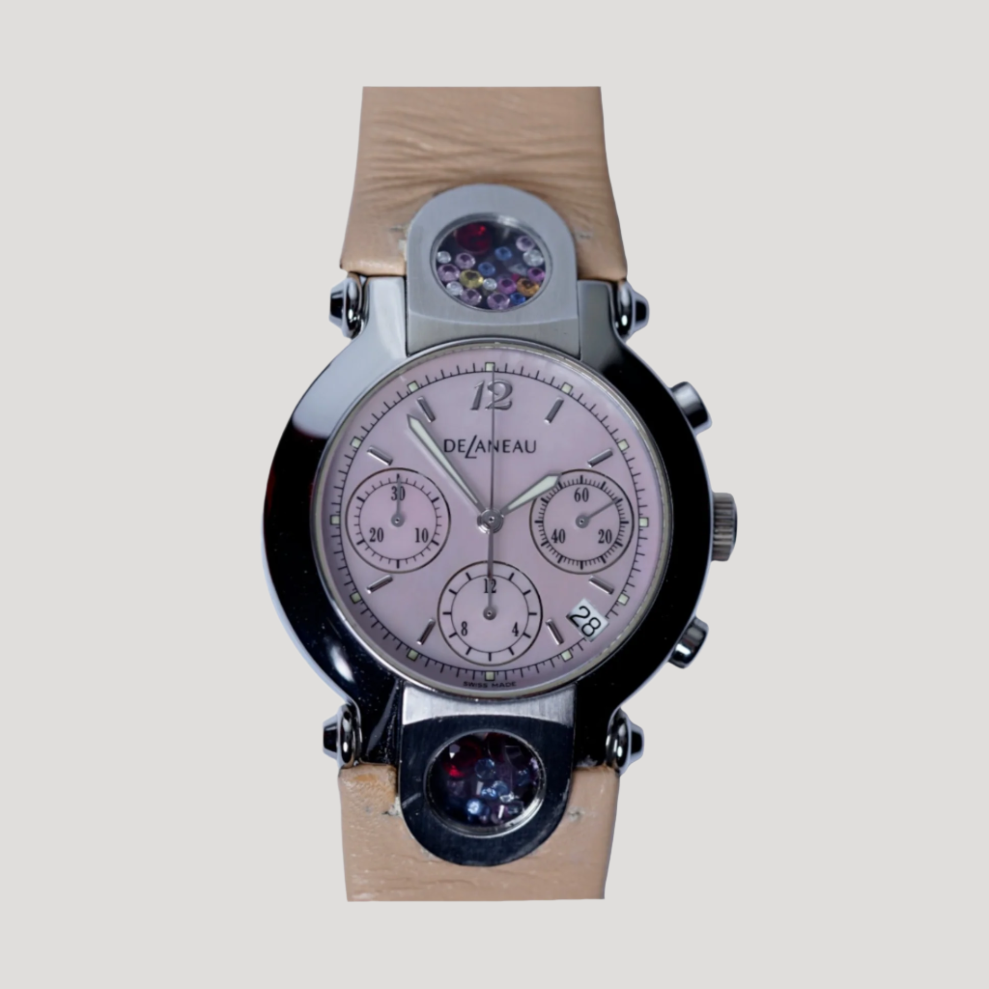 DeLaneau Geneve GTCST 37110 Three Times Zones