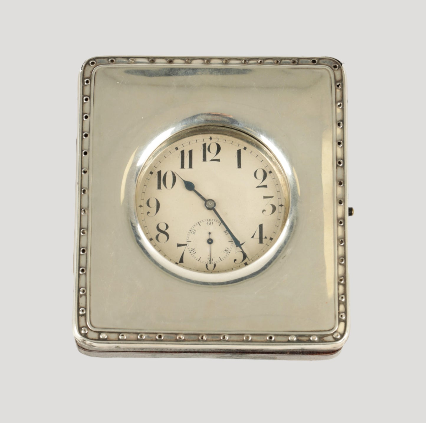 Doxa Vintage Pocket Watch in a Silver Watch Stand early 20c